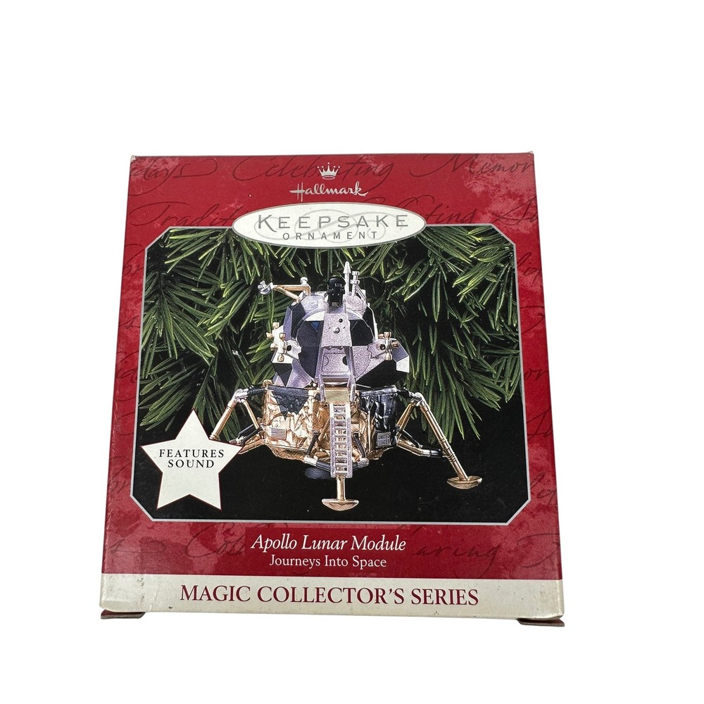 1998 Hallmark Keepsake Apollo Lunar Module Journeys Into Space Magic Ornament